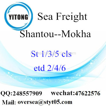 Consolidamento di LCL di Shantou Port a Mokha